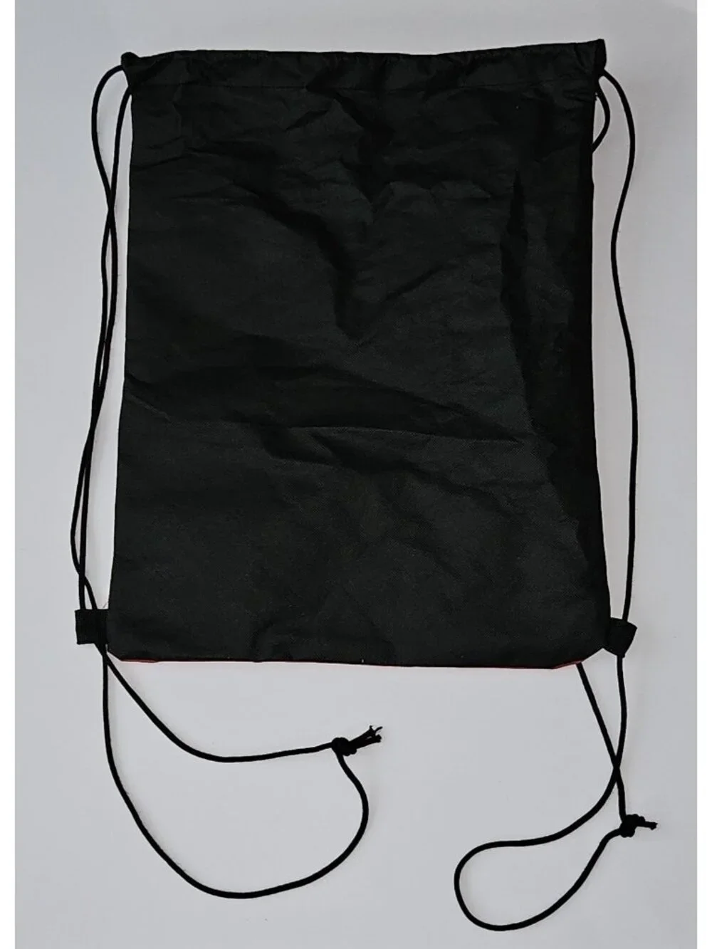 READ Black Red Cinch Backpack Library Book Bag